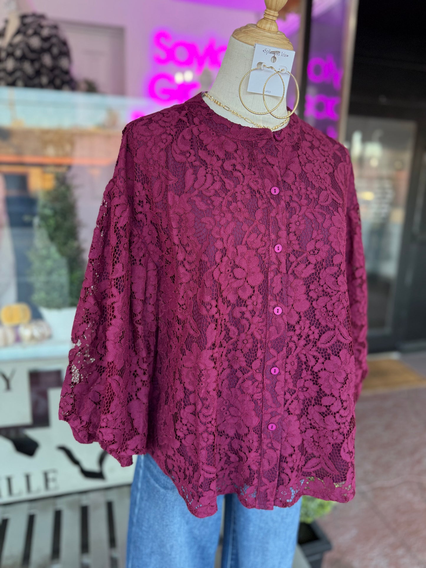 Sutton Lace Top