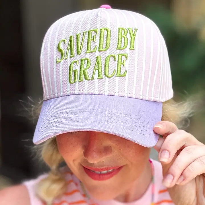"Saved By Grace" - Pink + Purple