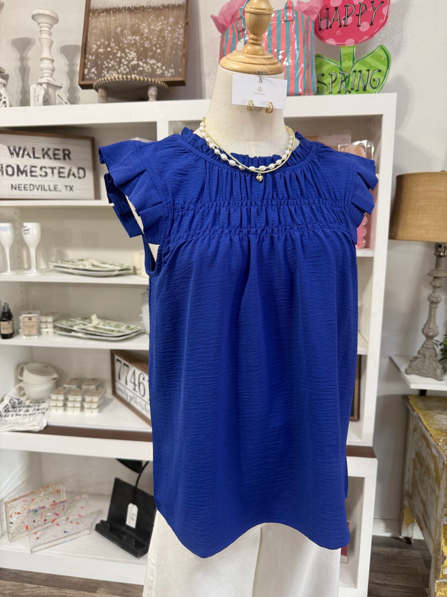 Zoe Top - Blue