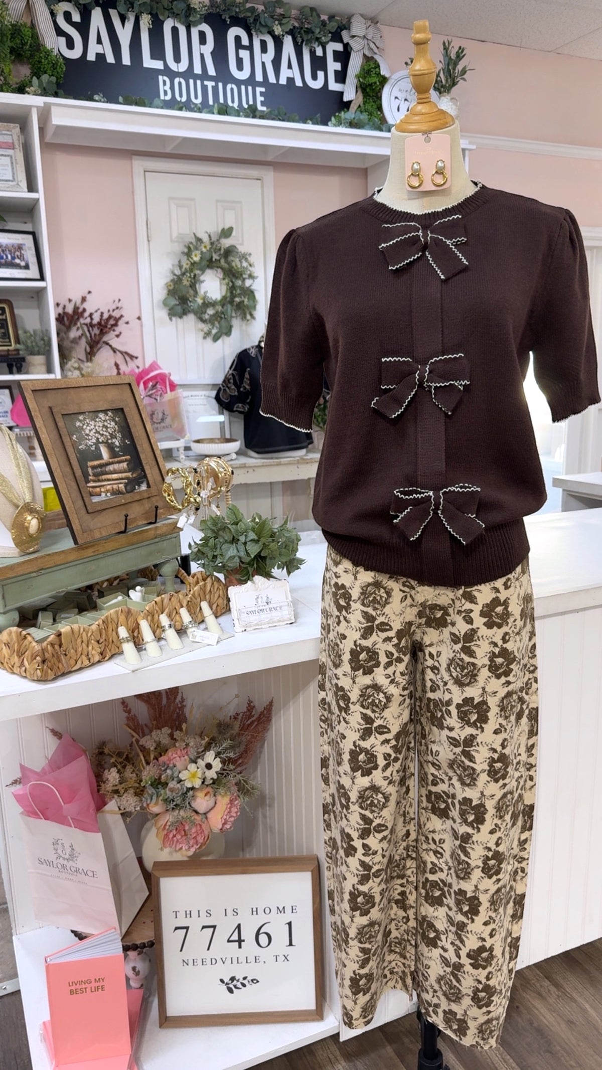 Maci Top - Brown