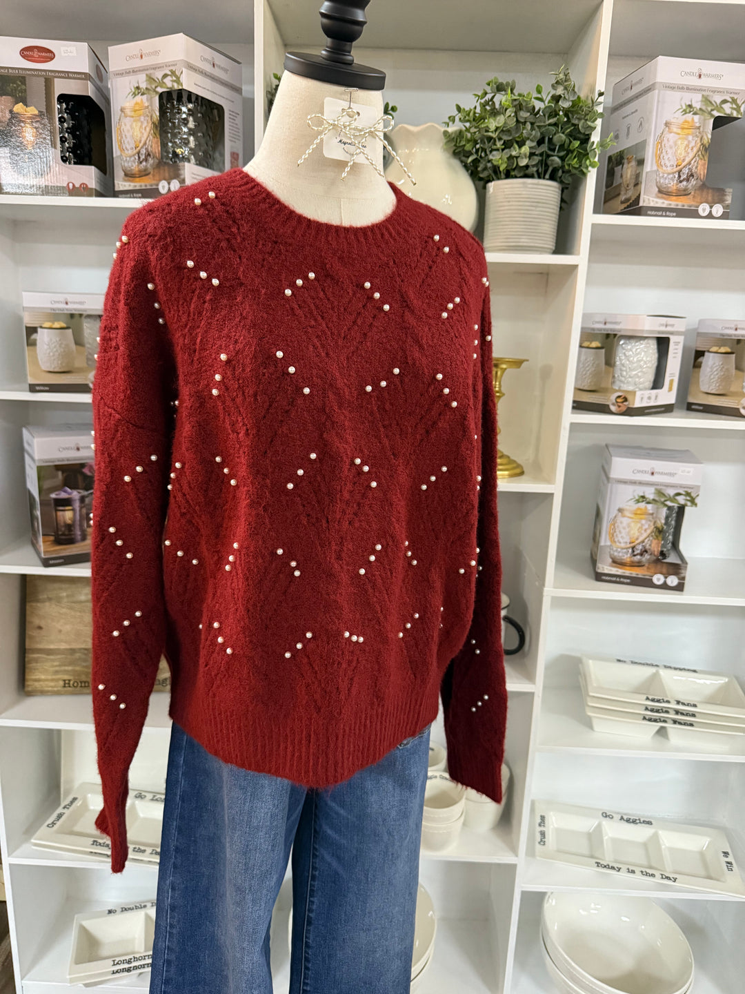 Abby Sweater- Wine