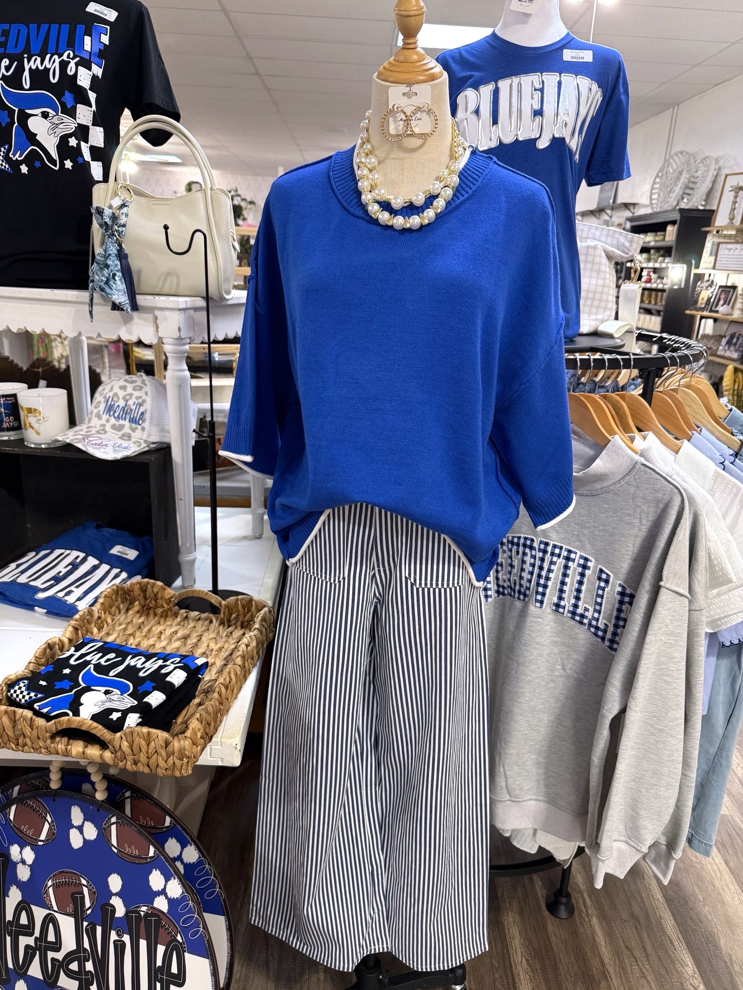 Stripe Pants ~ Blue