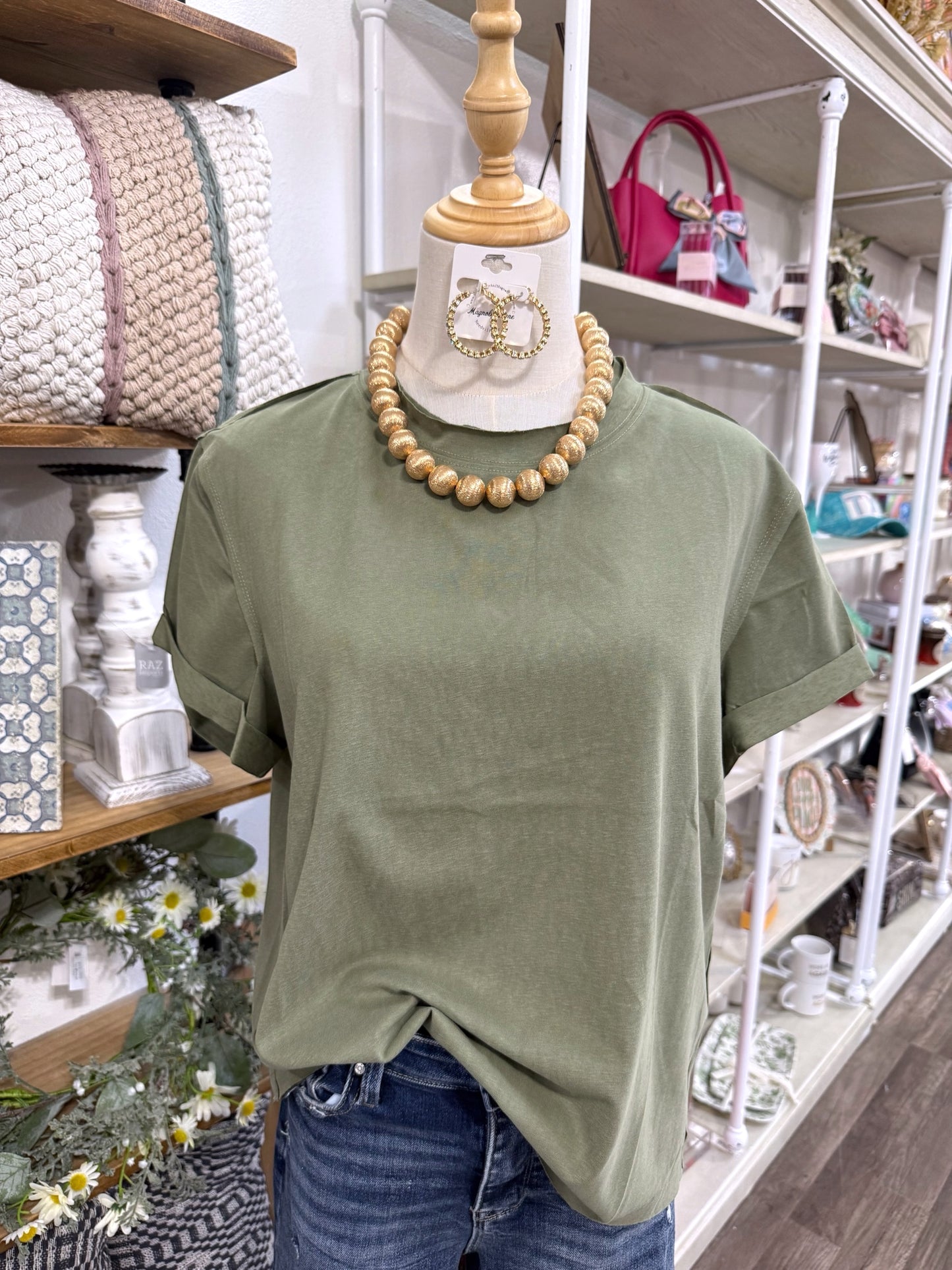 Mali Top - Olive