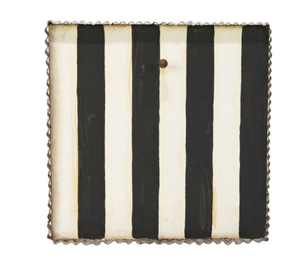 Black & White Striped Mini Gallery Display Board