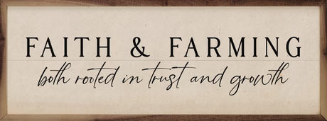 Faith And Farming