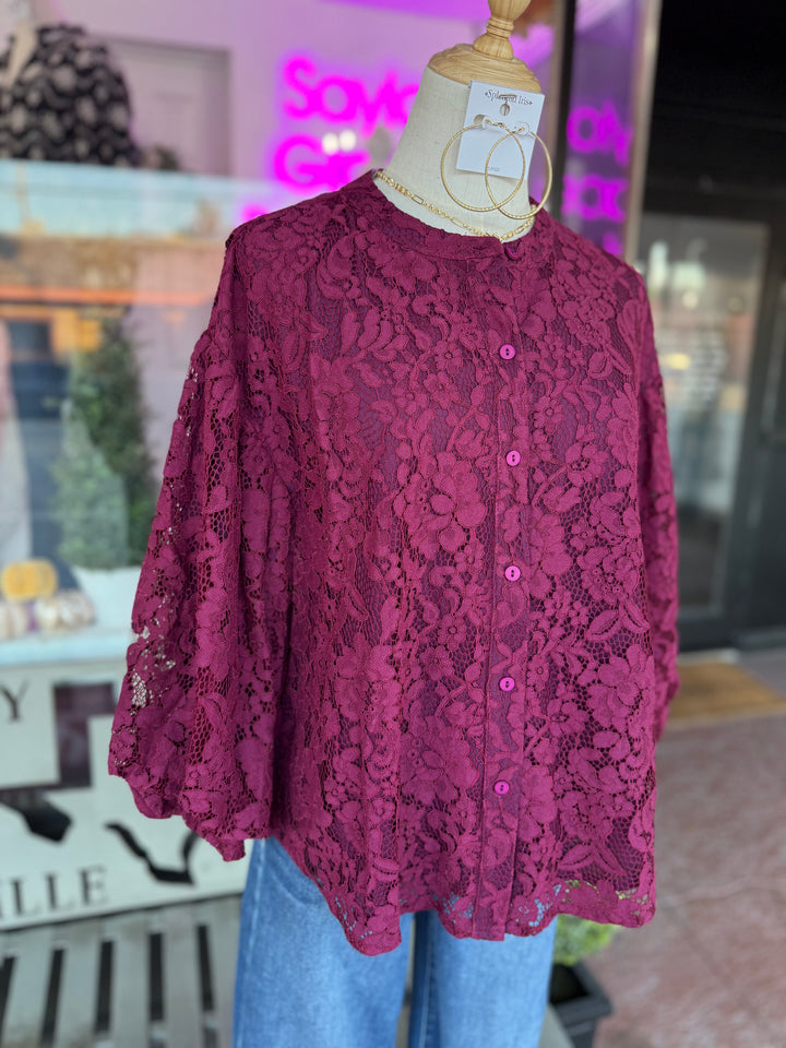 Sutton Lace Top