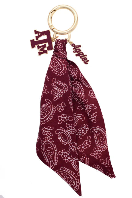 Texas A&M Aggies Bandana Bag Charm {Restock on the Way}
