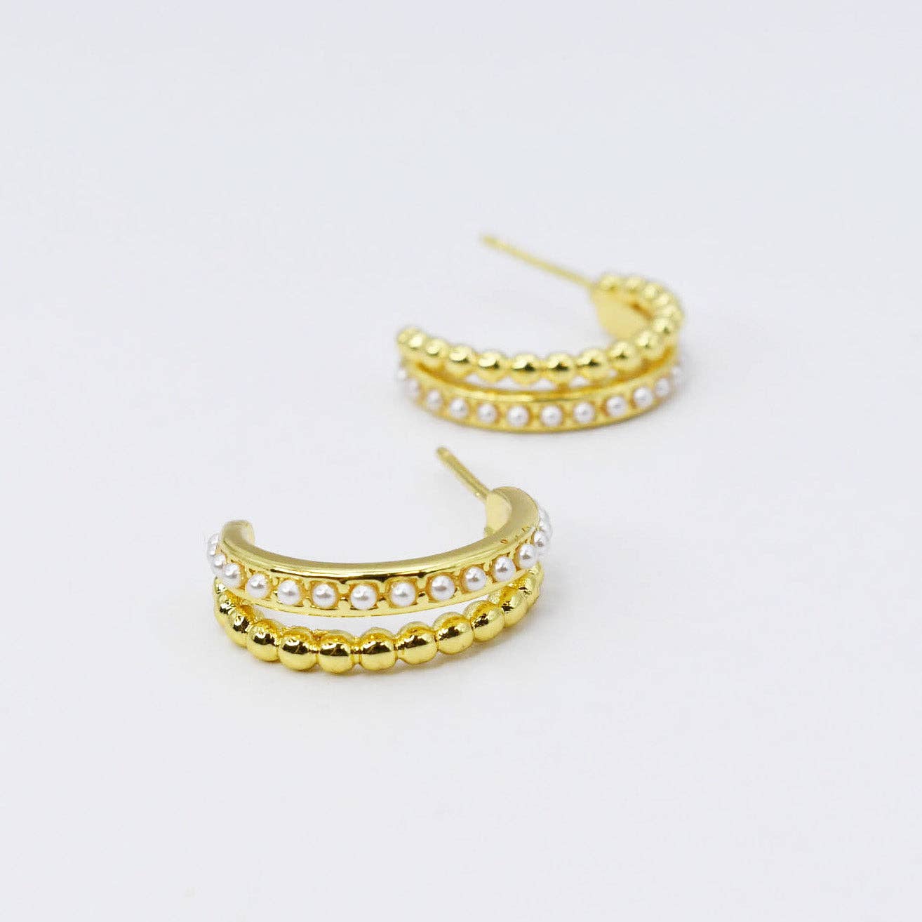 Pearl Mirage Hoop