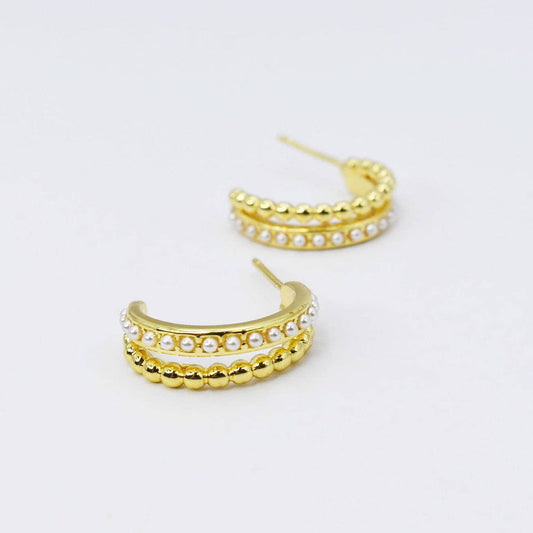 Pearl Mirage Hoop
