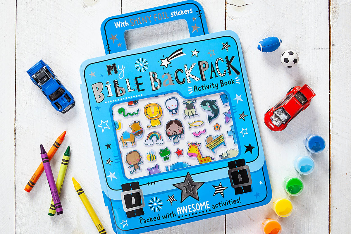 My Bible Backpack Activity Book (Boy's Christmas Gifts Idea)