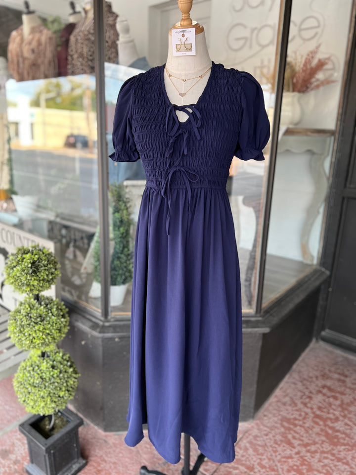 Carrie Dress - Navy
