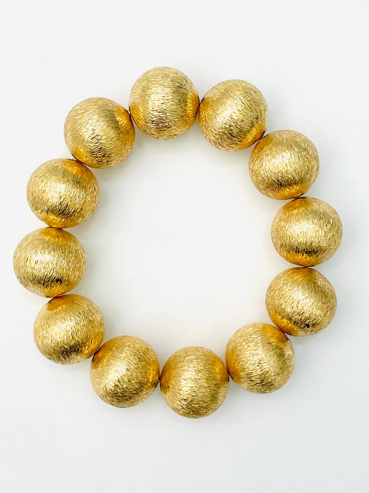 CHIC - BIG Ball Bracelet (brushed gold)