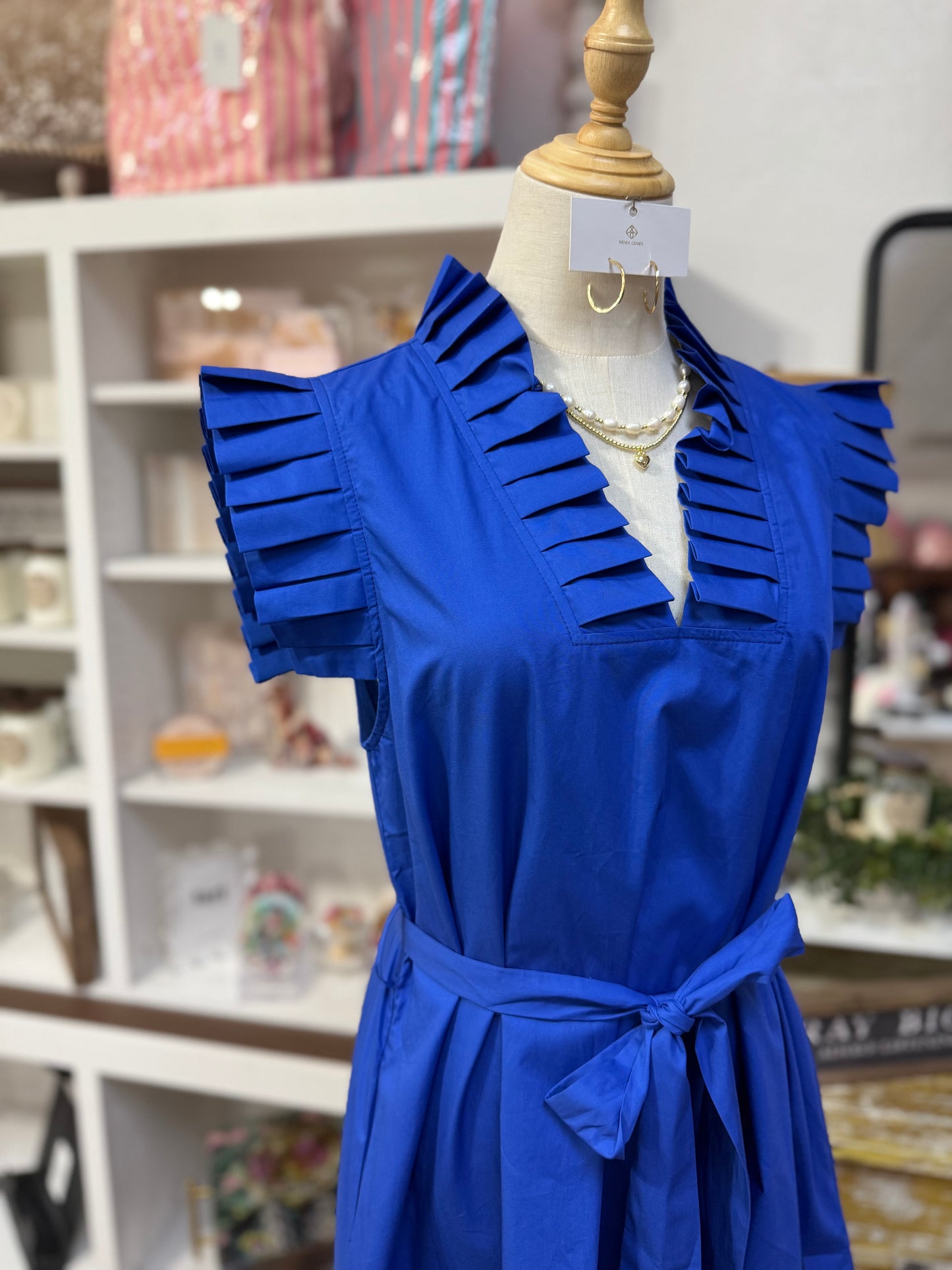 Brittney Dress - Blue