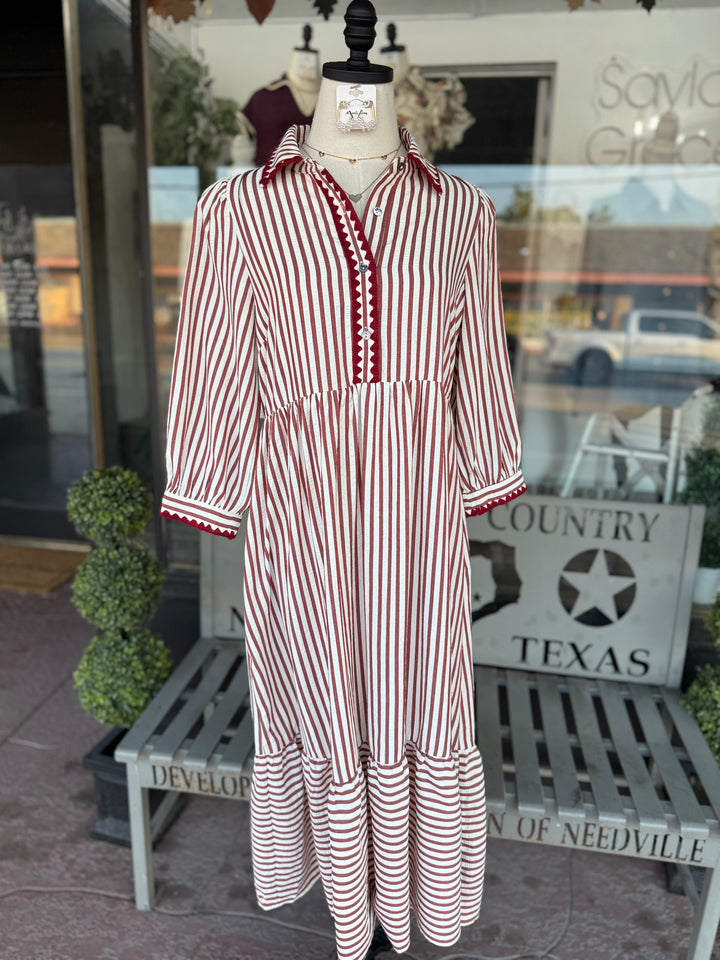Annie Dress - Rust