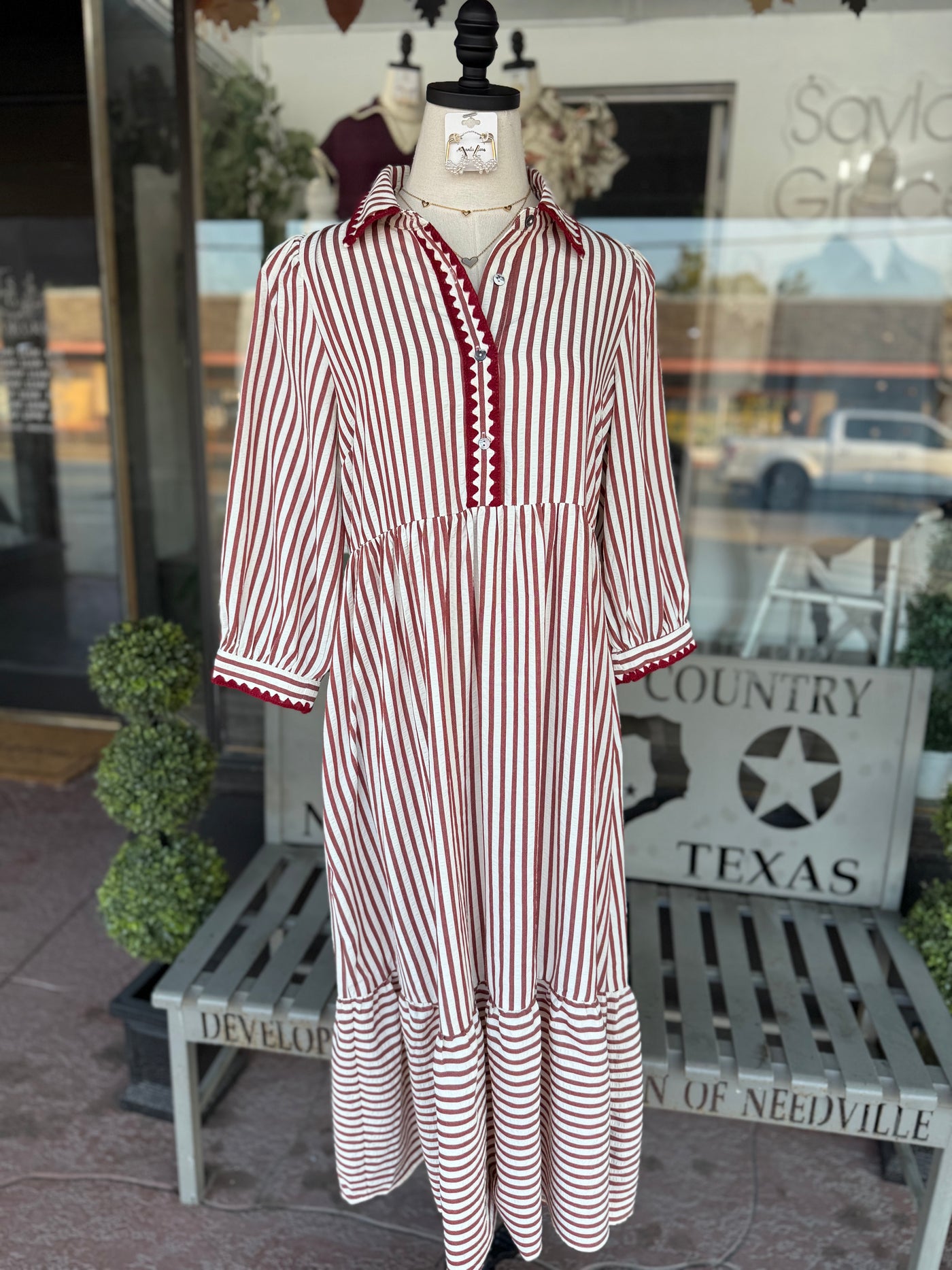 Annie Dress - Rust