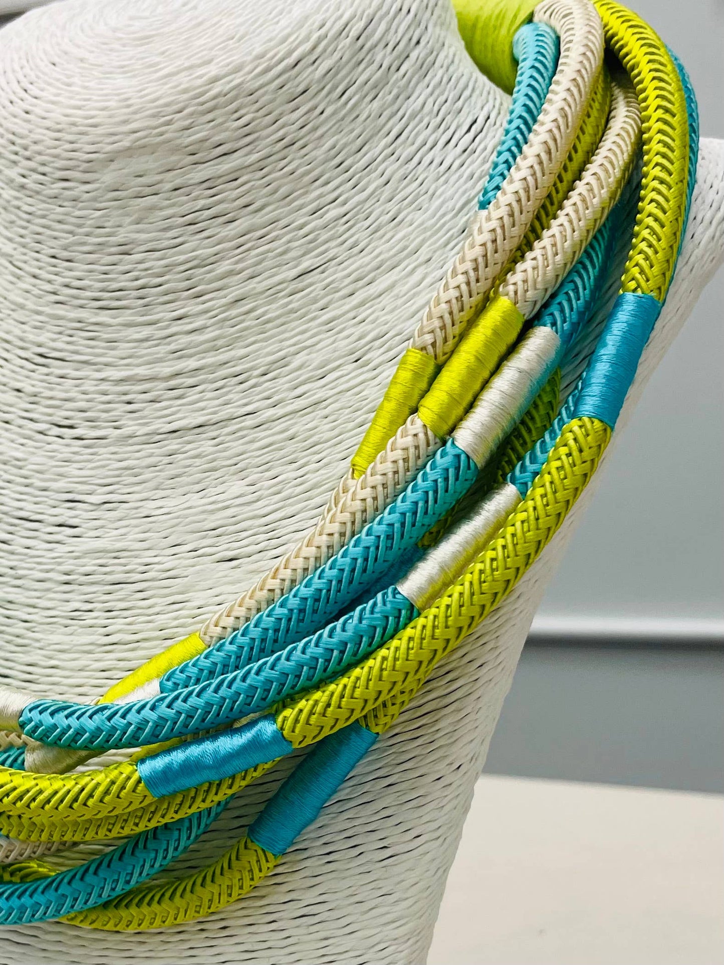 "Original" Slub 8-strand (citrus/turq multi)