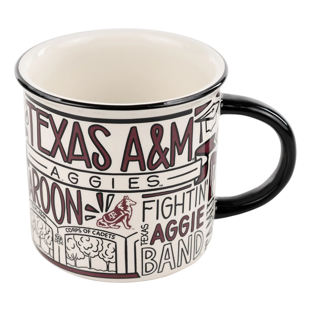 Texas A&M Collage Campfire Mug