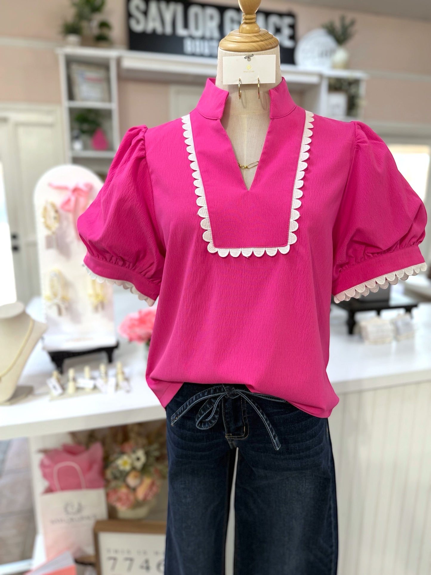 Carter Top - Pink