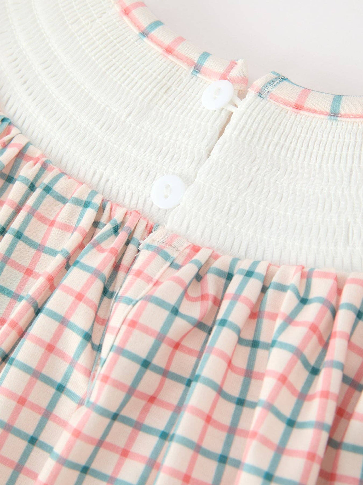 Girls Christmas Smocked  Dress