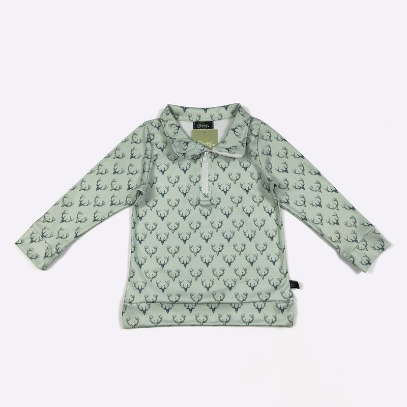 Sage Deer Boy Quarter Zip