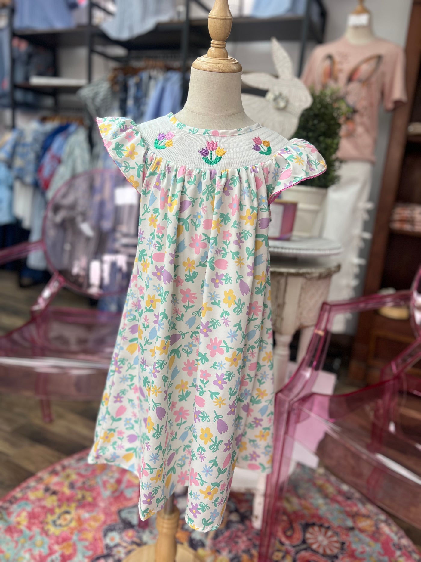 Tulip Smocked Dress
