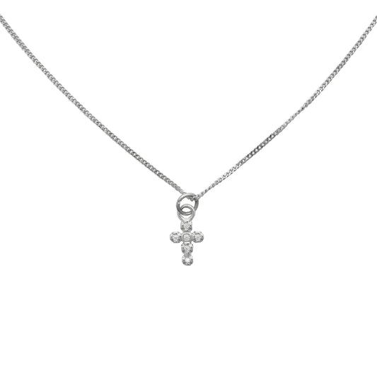 Silver Cross Necklace