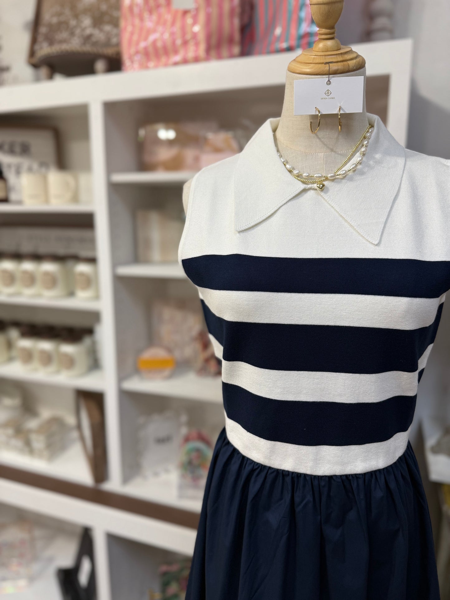 Carrie Dress - Navy