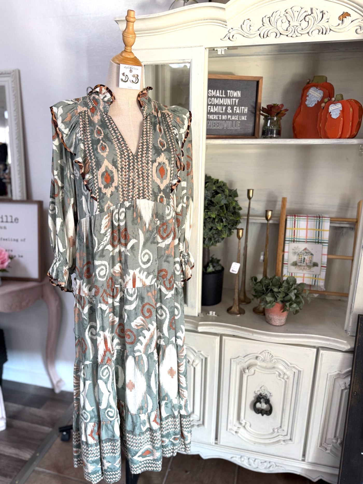 Clara Dress - Sage