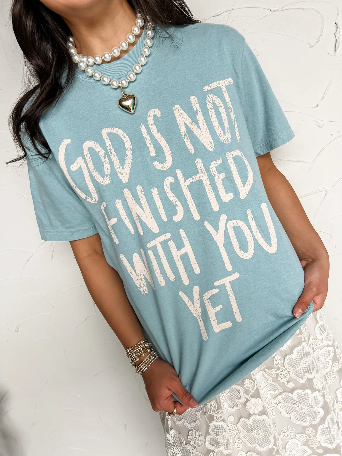 God is Not Finished With You Yet Tee