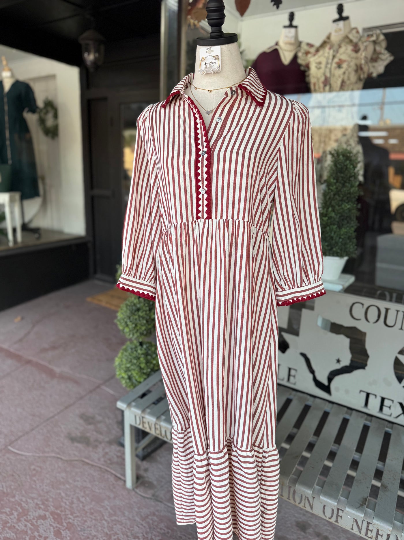 Annie Dress - Rust