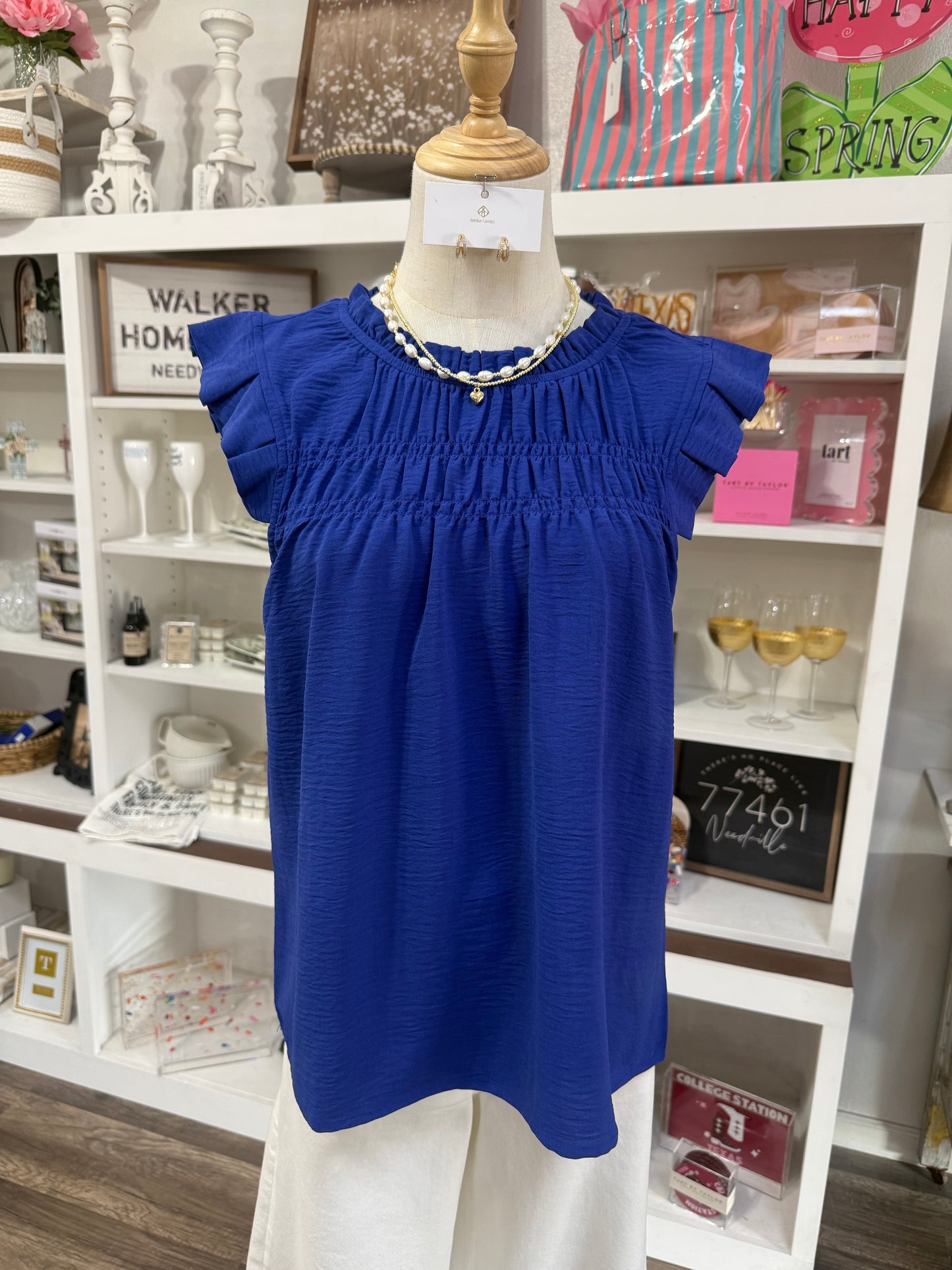 Zoe Top - Blue