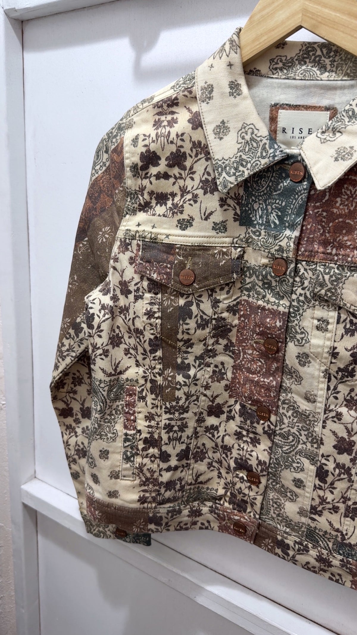 Paisley Denim Jacket