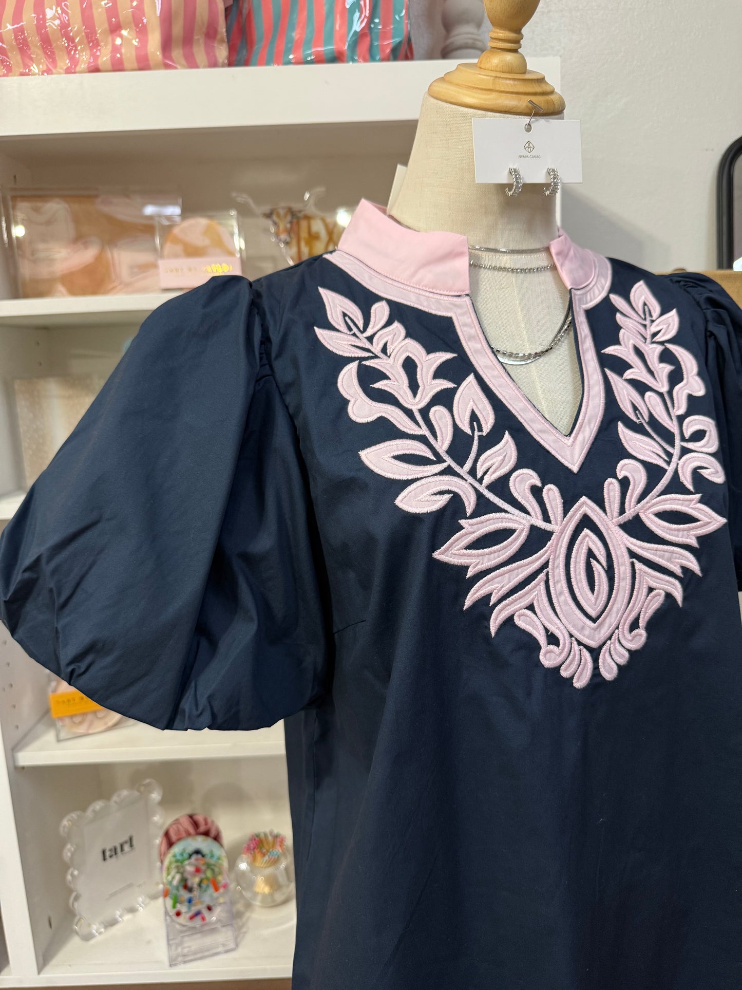 Shelly Top - Navy