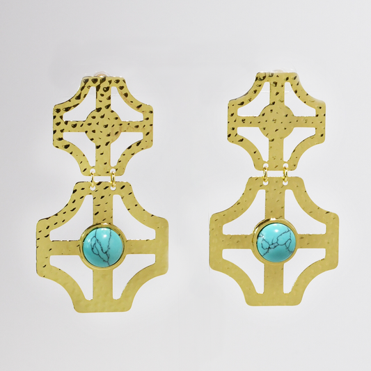 Stacey Turquoise Earrings