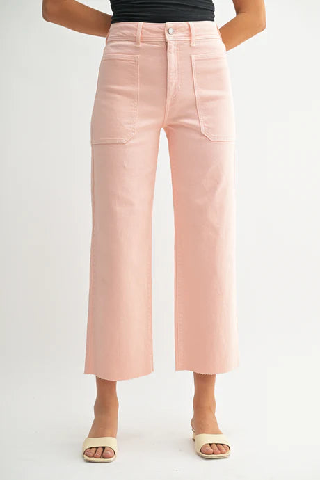 Ashley Jeans - Peach -Just Black Denim