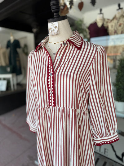 Annie Dress - Rust