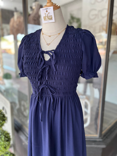 Carrie Dress - Navy