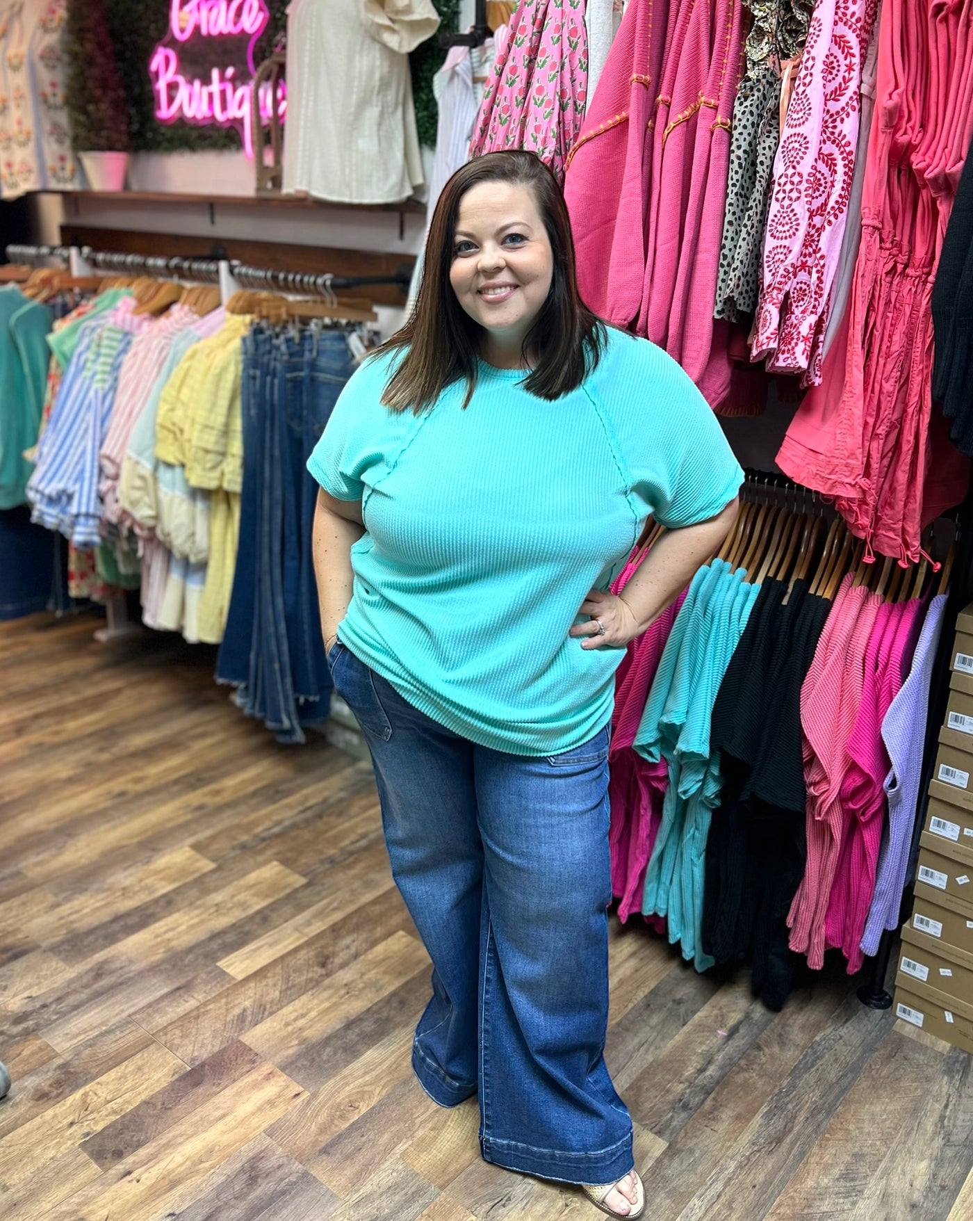 Ally Top - Mint