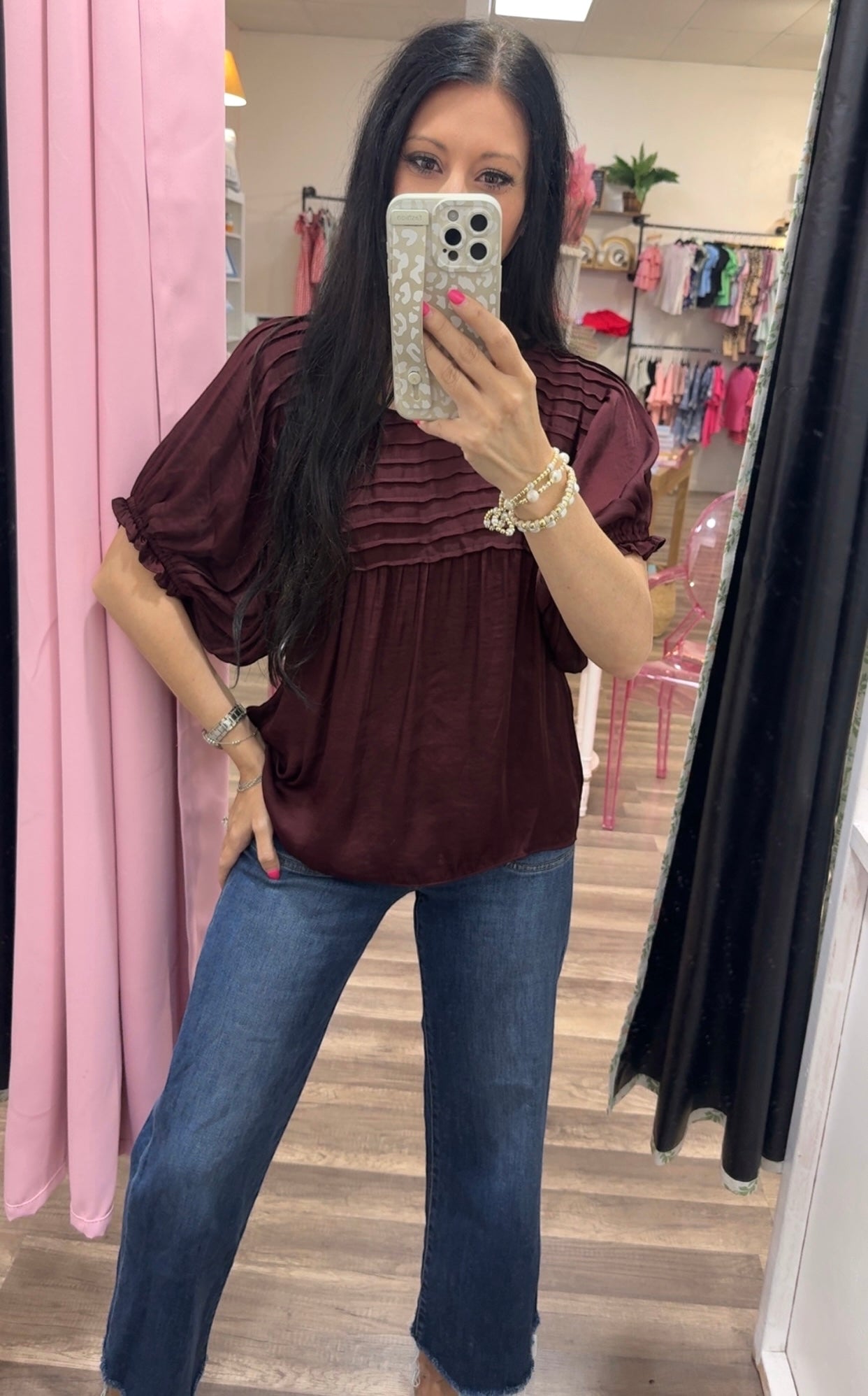 Iva Top - Merlot