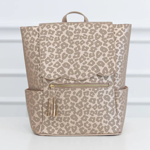 Frilly Full Size Backpack - Leopard