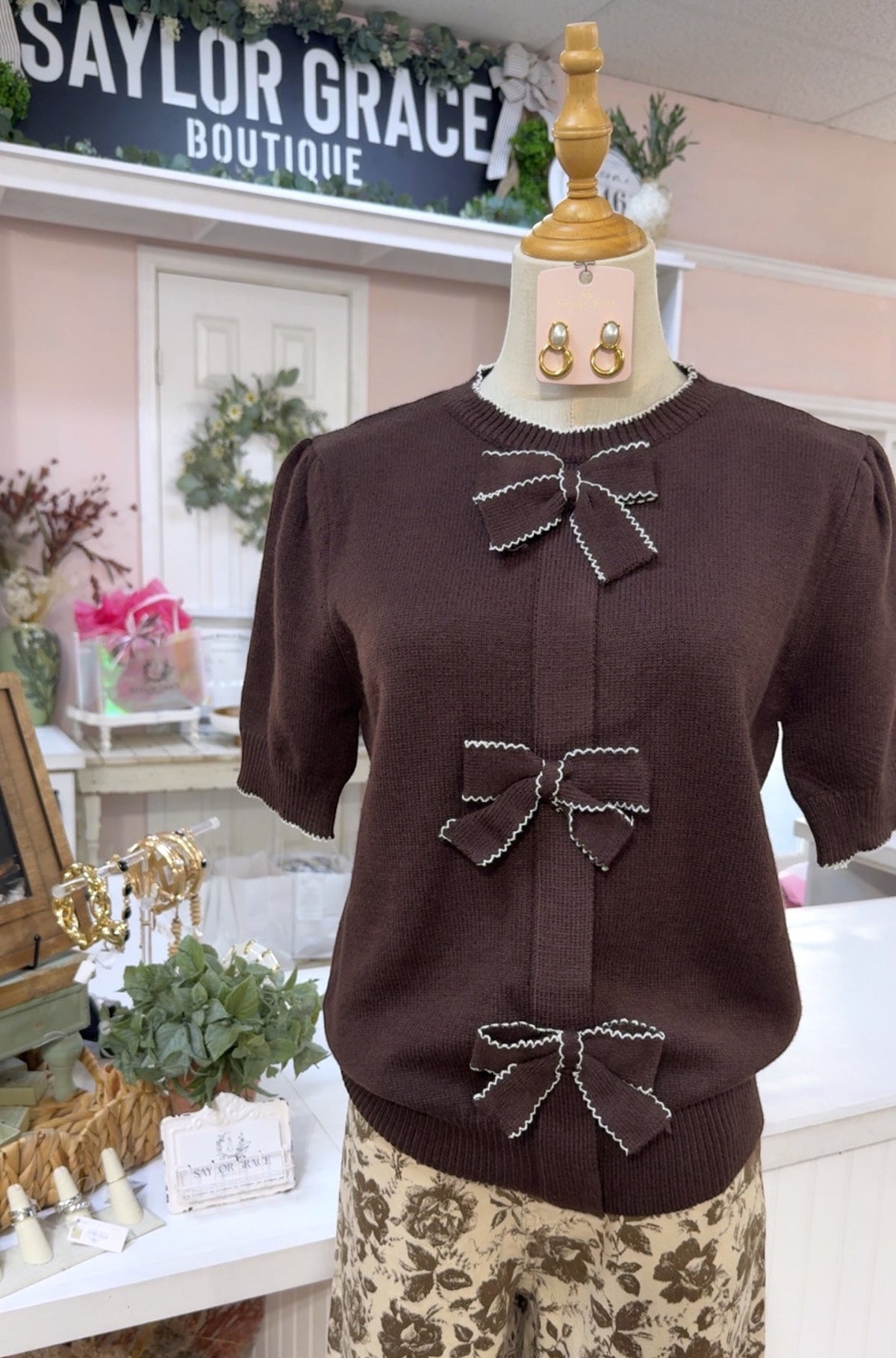 Maci Top - Brown