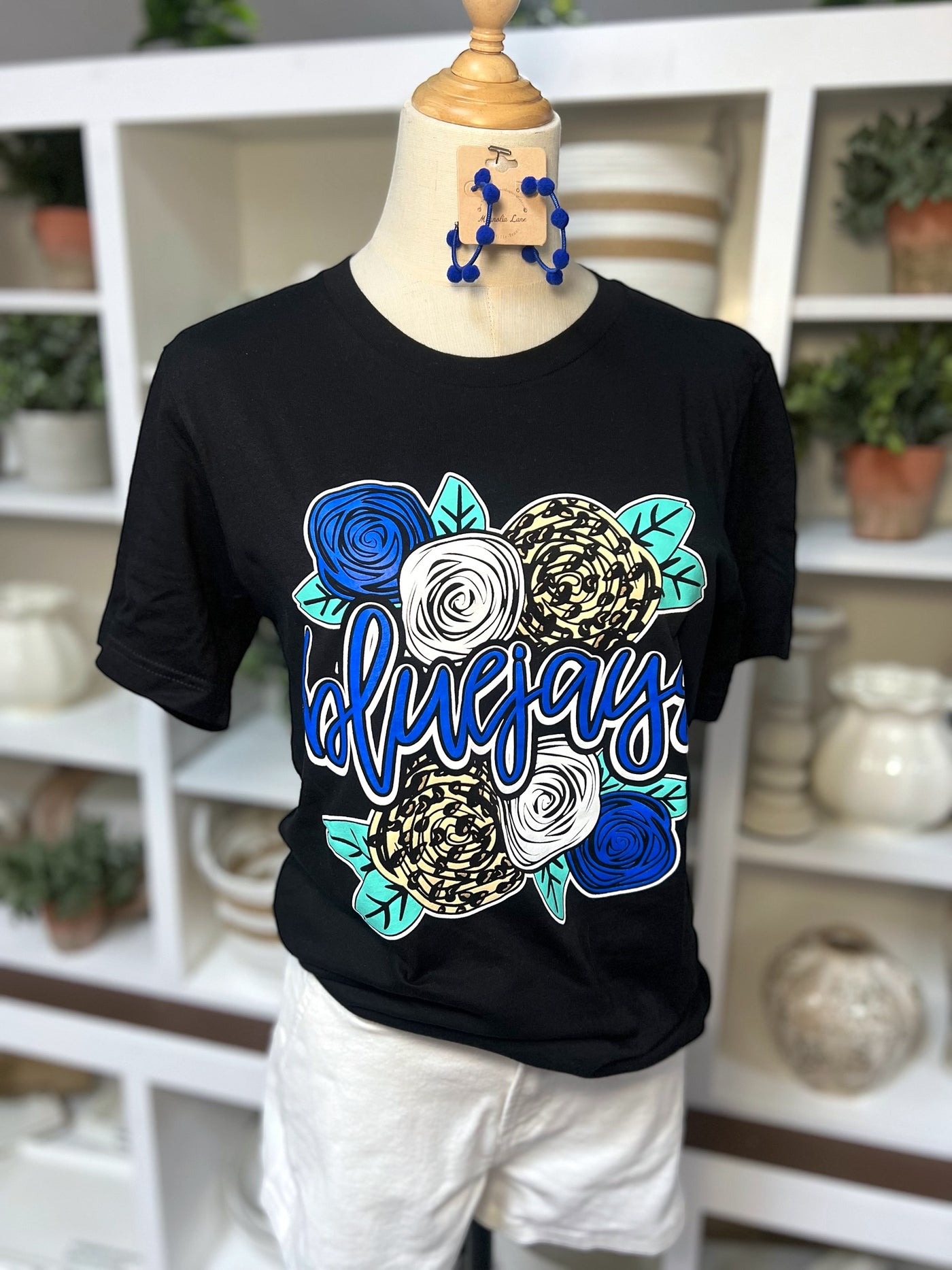 FLORAL BLUE JAY - YOUTH