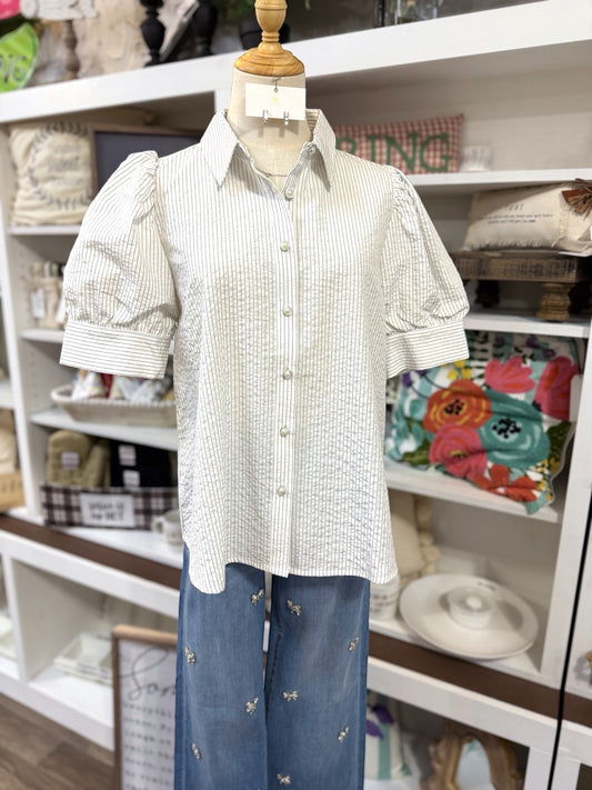 Cassandra Top - White