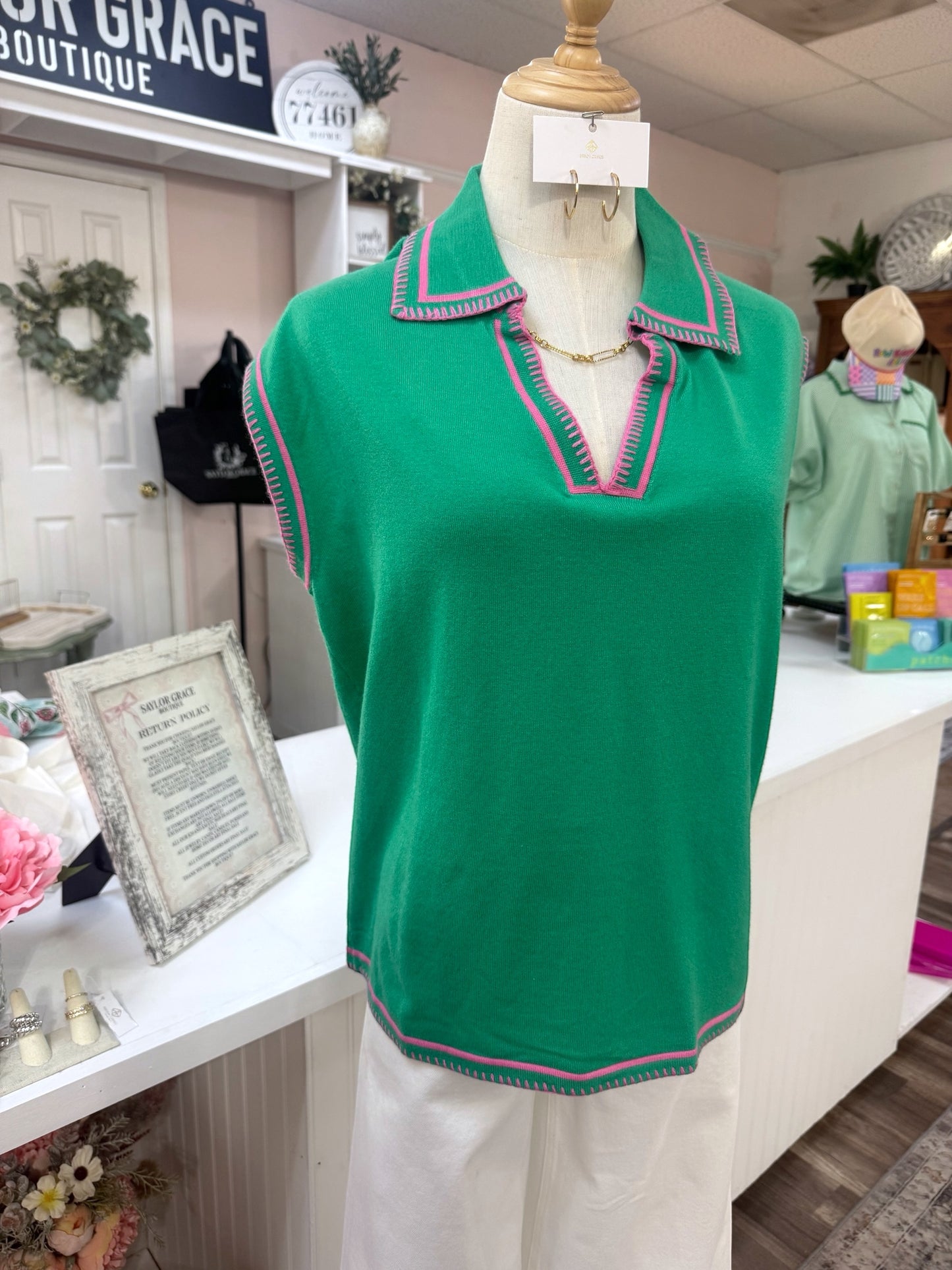 Evan Top - Green