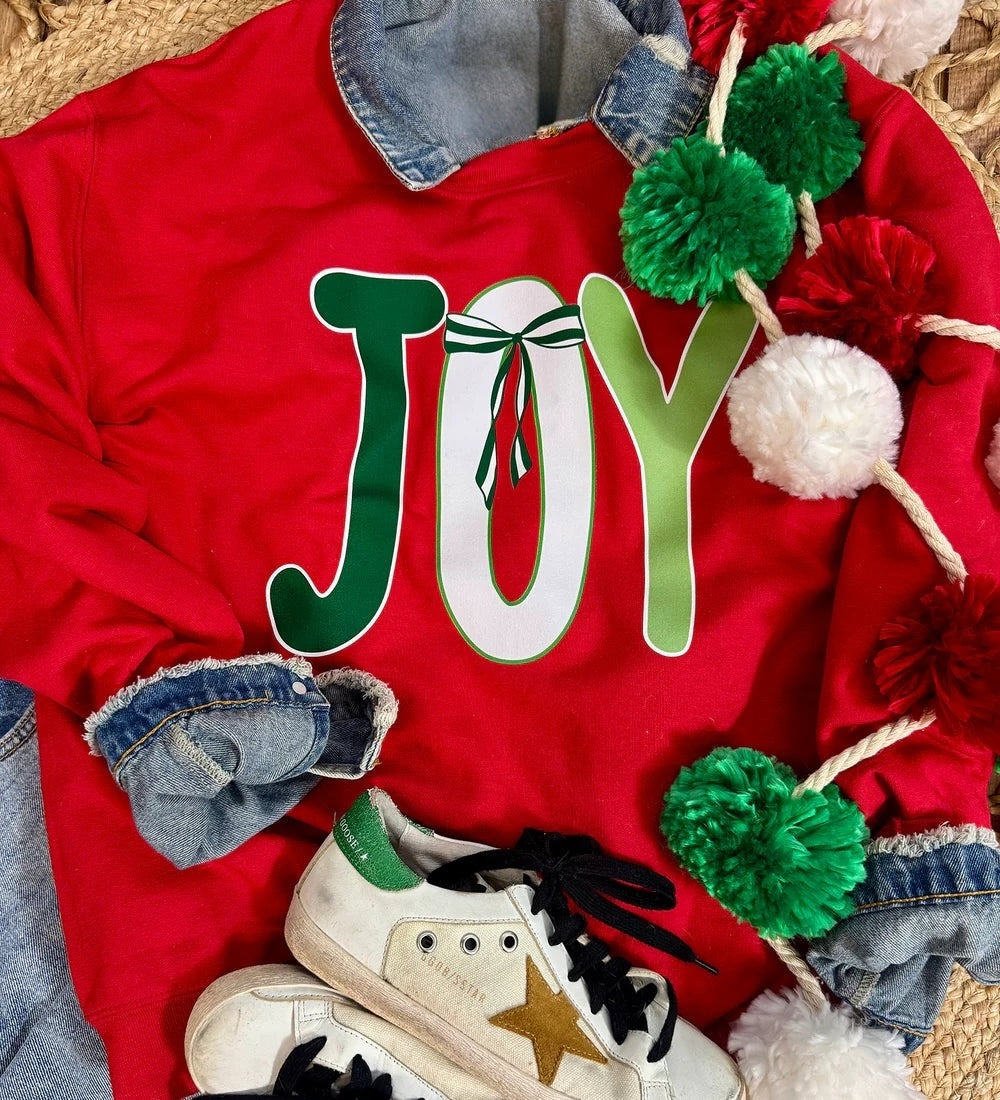 Joy Bow Sweatshirt