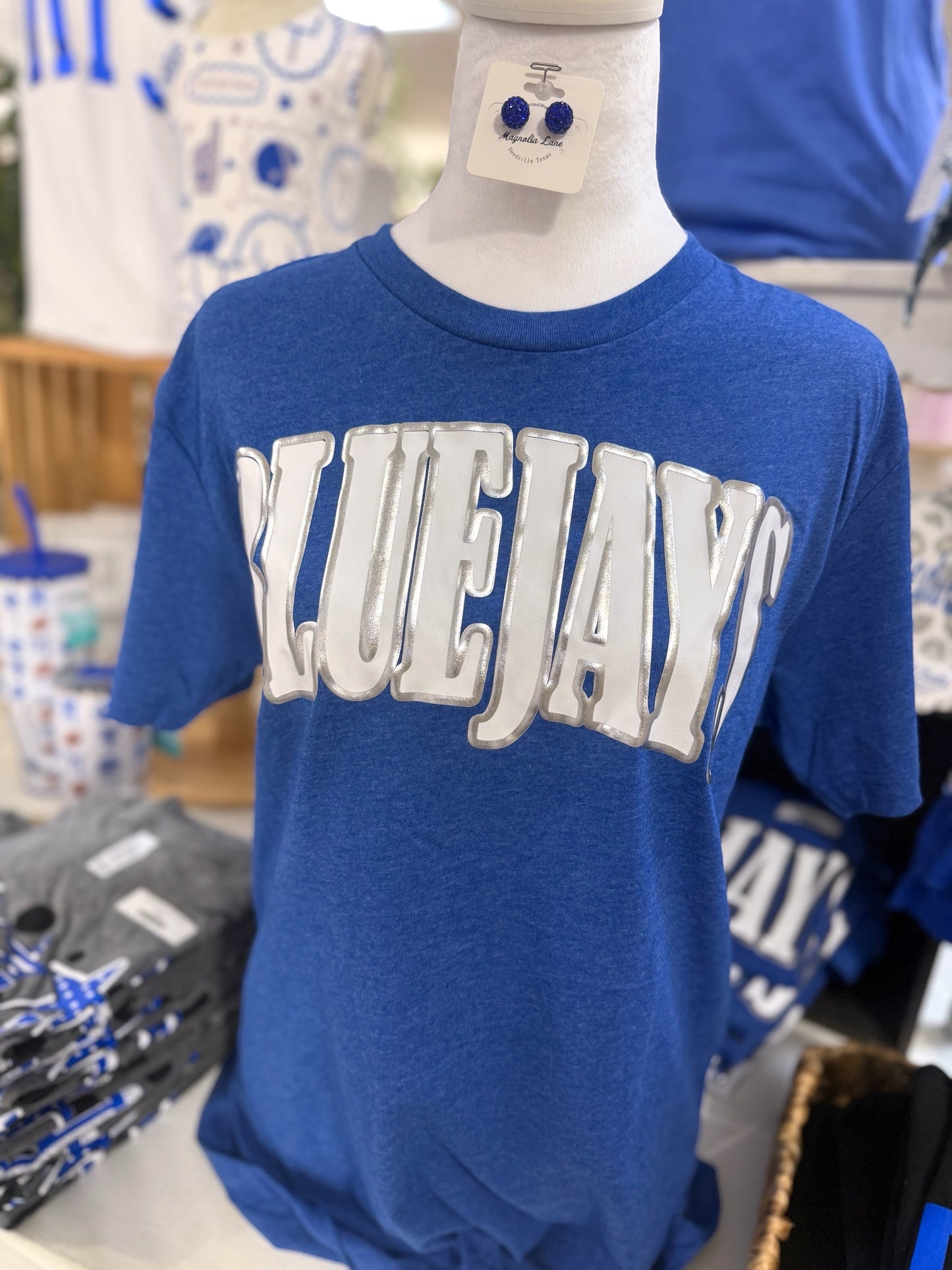 Blue Jay Puff Tee