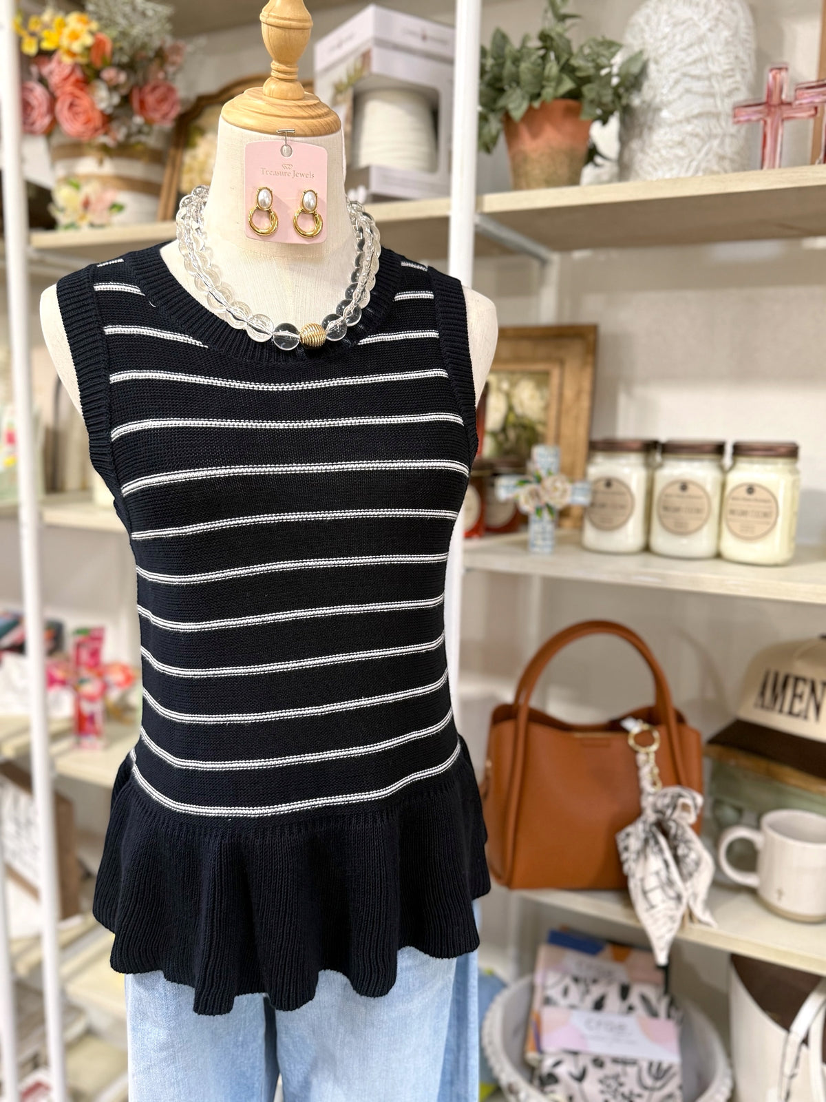 Mazie Top- Navy