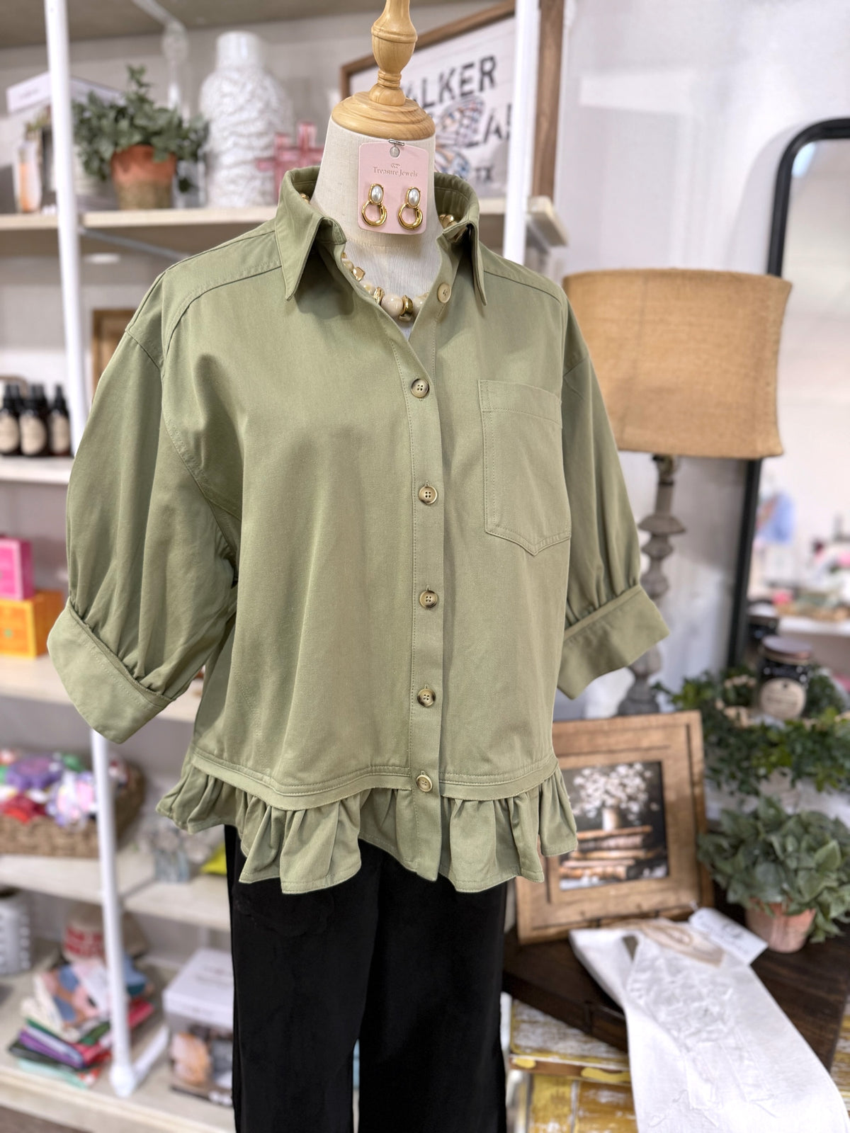 Lizzy Jacket - Soft Olive