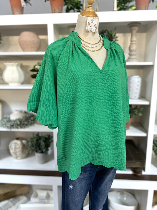 Evie Top - Green