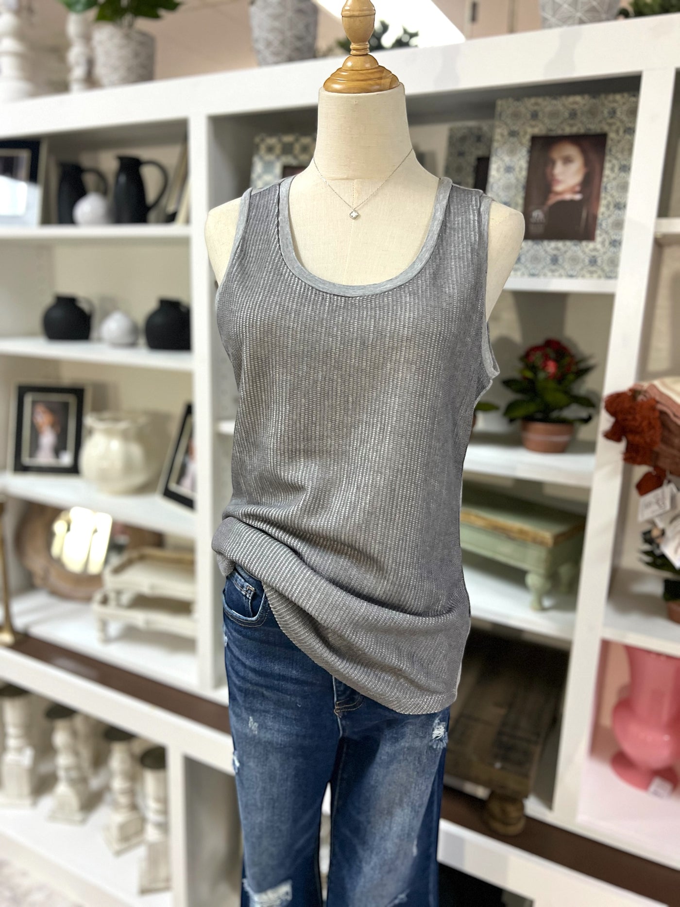 Sasha Tank - Silver